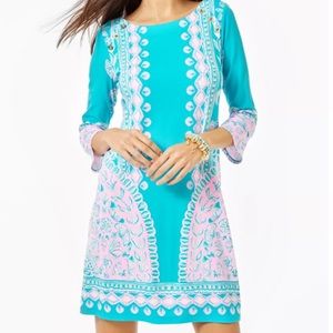 NWT Tana Dress Turquoise Teal Water Ya Waiting For